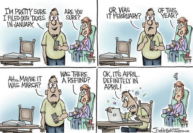 Tax cartoon